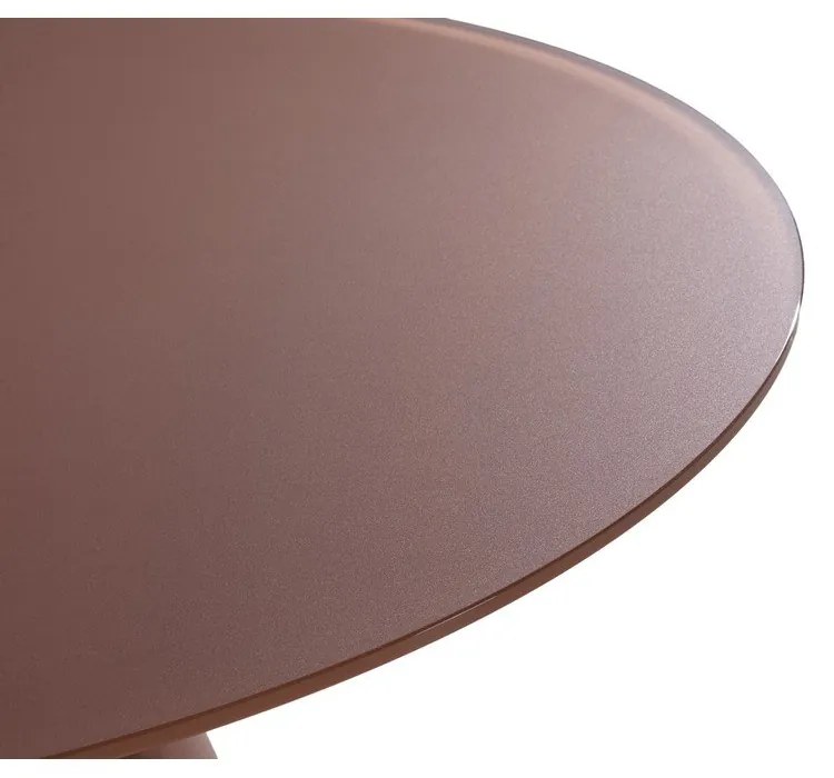 Kerek étkezőasztal üveg asztallappal ø 120 cm Vida – MOME