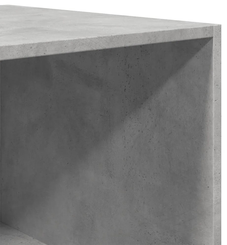 betonszürke szerelt fa ruhásszekrény 100 x 50 x 200 cm