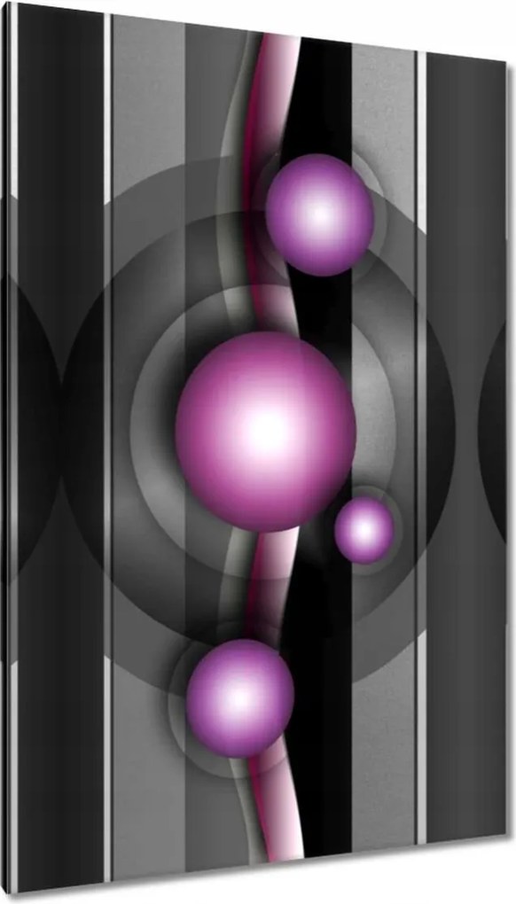 Festmények 80x120 Lila absztrakt