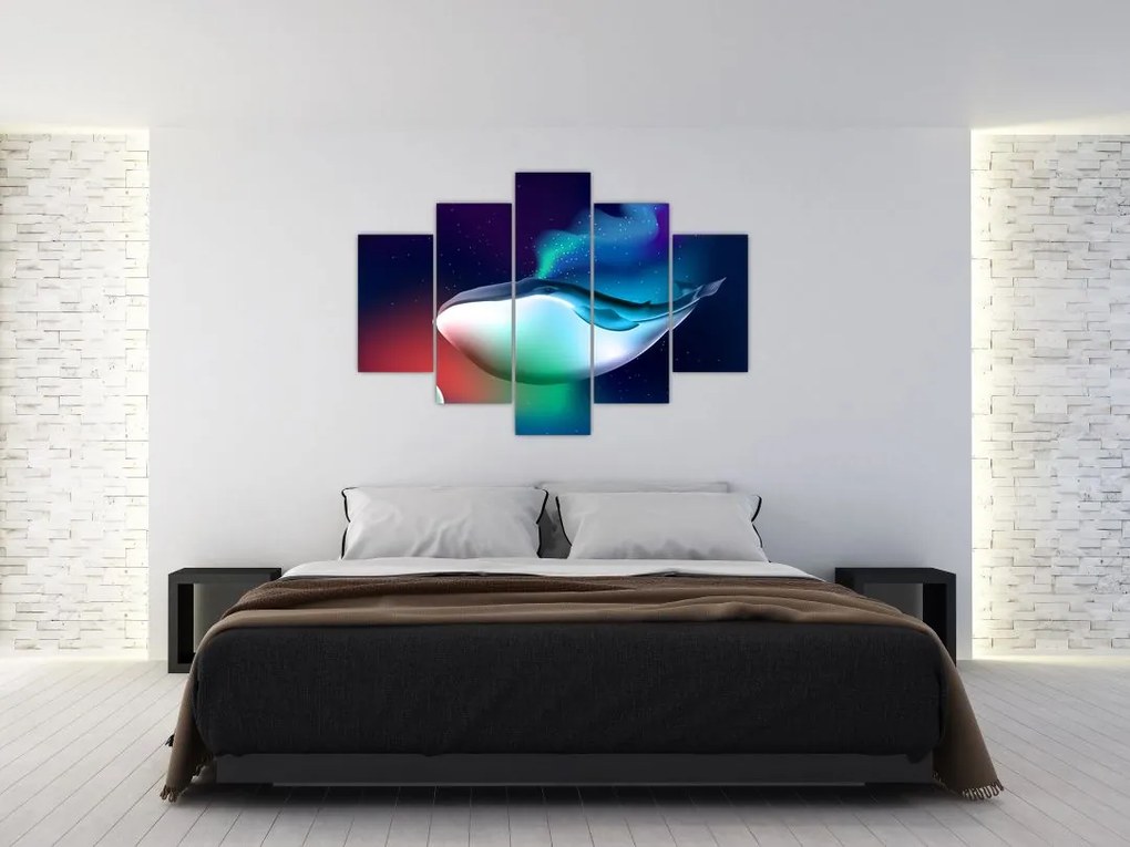 Kép - Űrbálna (150x105 cm)