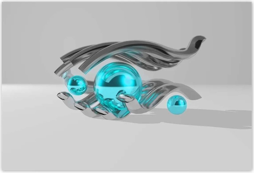 Poszterek 200x135 Kék golyók