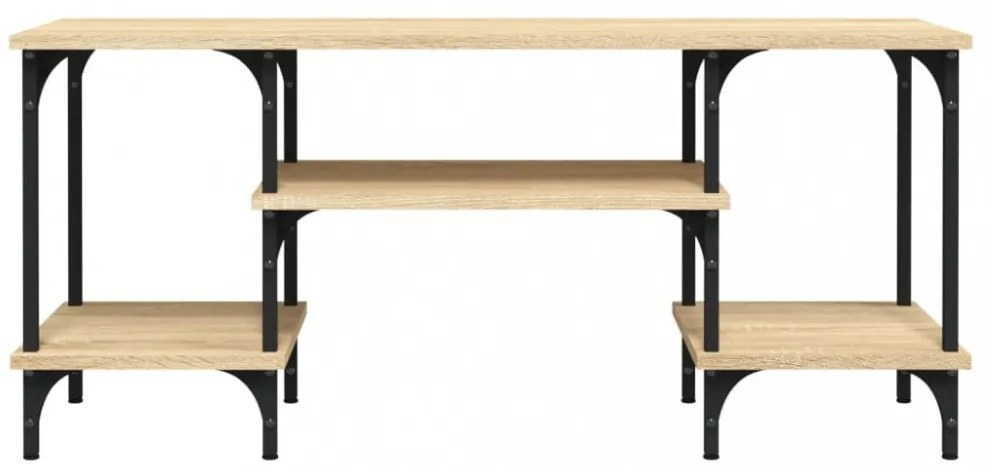 sonoma tölgyszínű szerelt fa TV-szekrény 102x35x45,5 cm