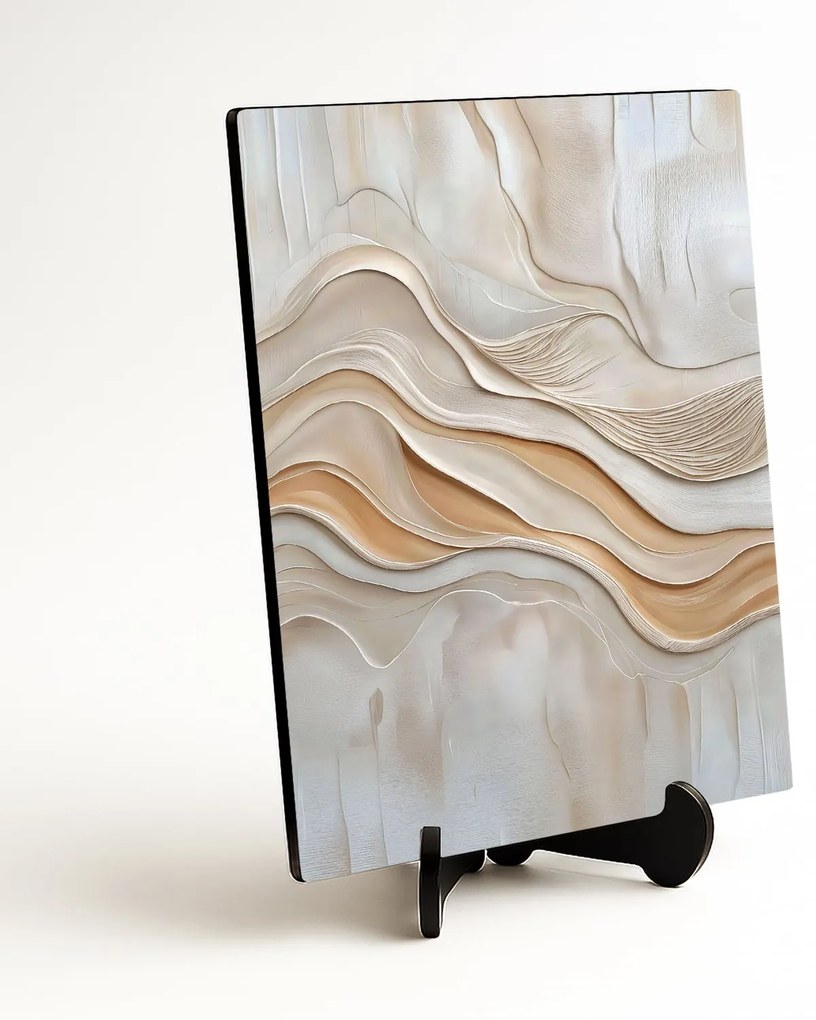 DUBLEZ | Absztrakt kép - Gyöngyház vonalak