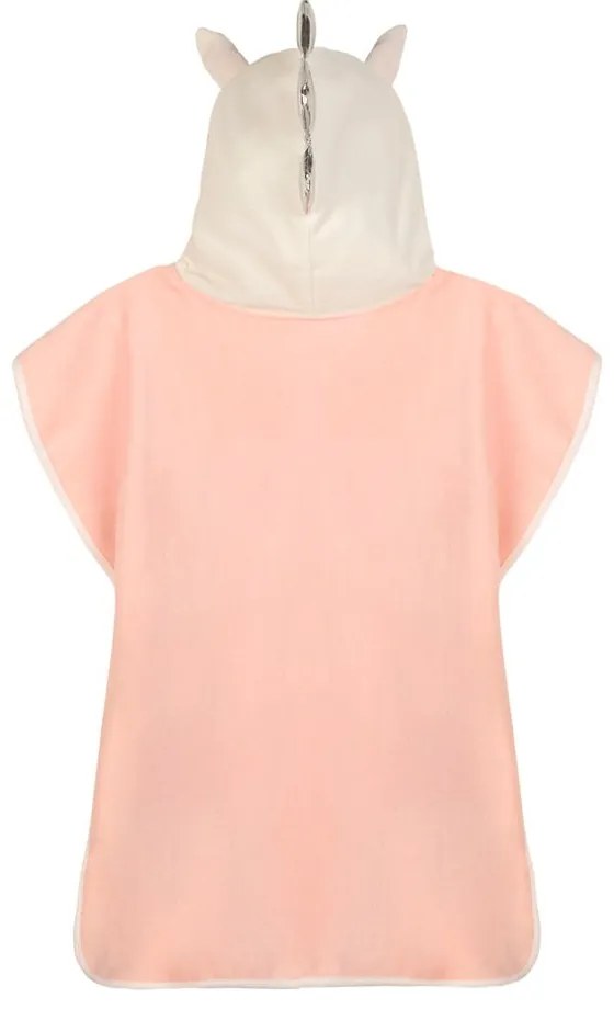 Rózsaszín pamut gyerek fürdőponcsó Lola – Good Morning