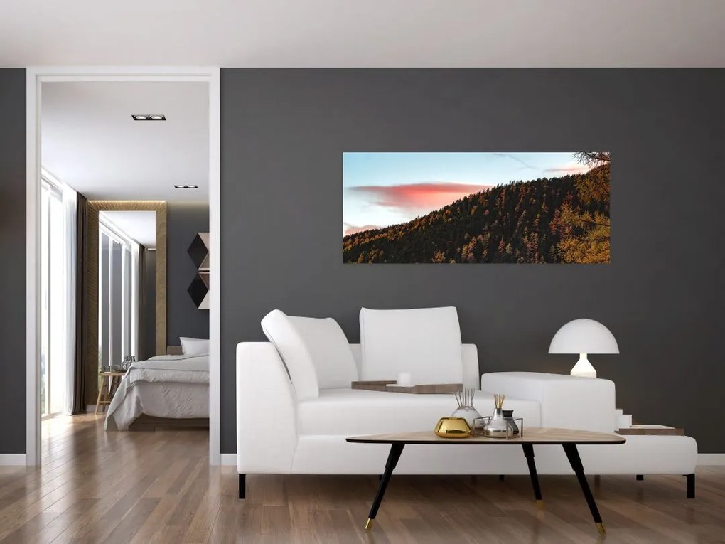 Kép a domb fölött (120x50 cm)