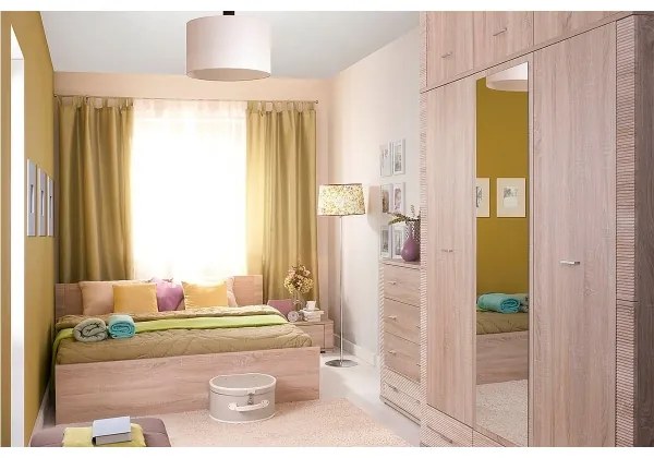 THEMO éjjeli szekrény 29x63 cm Sonoma tölgy