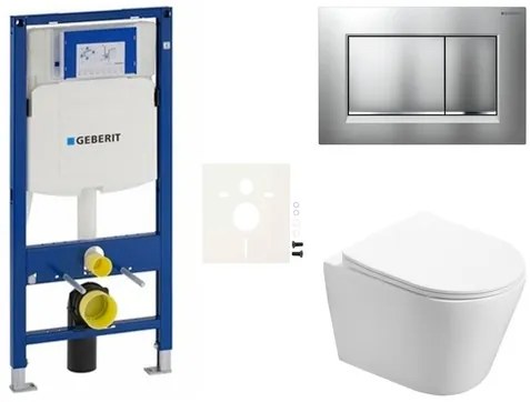 Fali WC szett Geberit előtétfalas szereléshez + SAT Infinitio WC SIKOGES3INF7