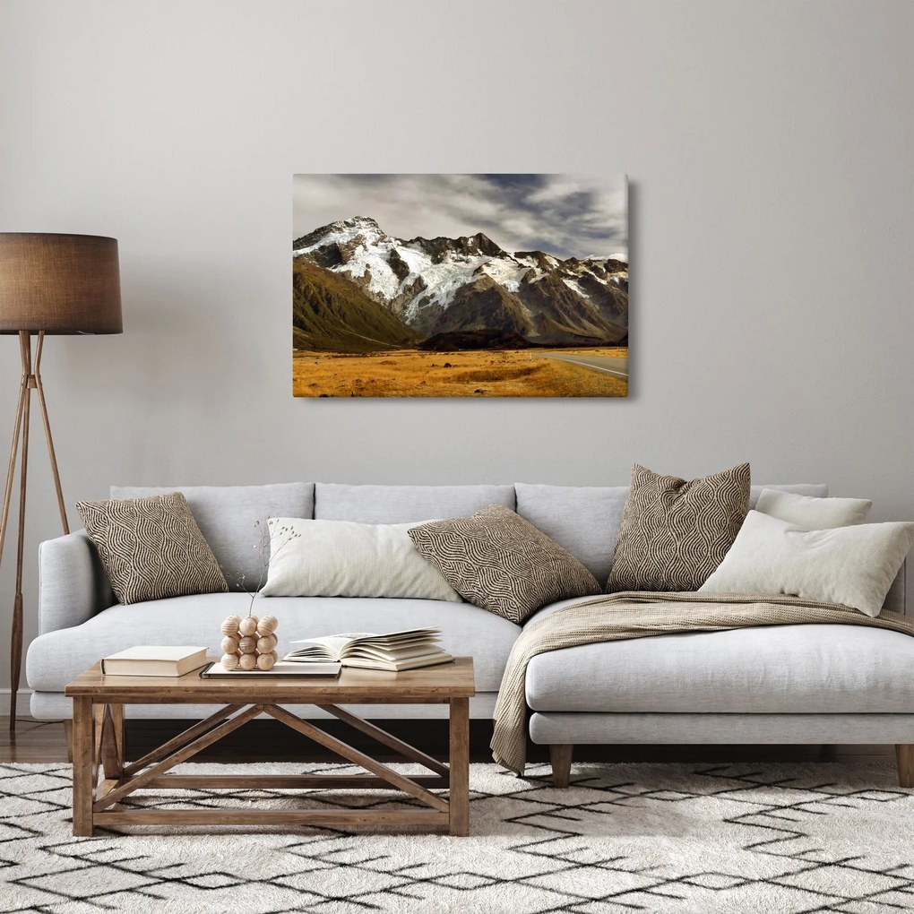 Mount Sefton, Új-Zéland képe (90x60 cm)