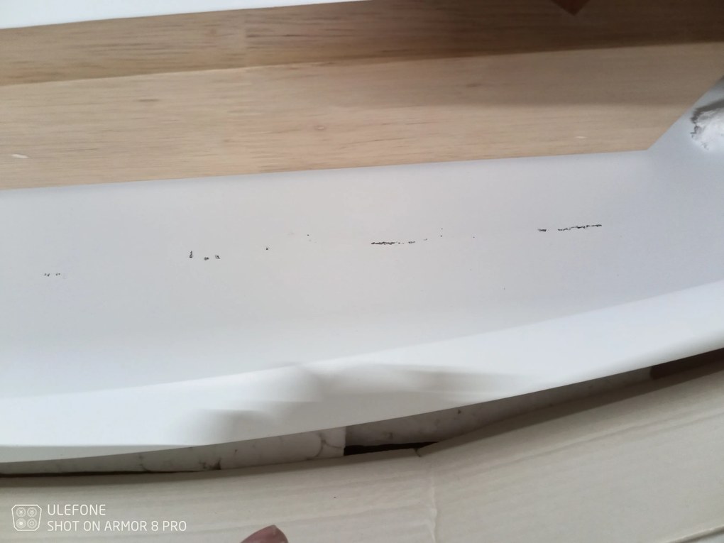 AKCIÓ Fehér étkezőasztal COMBO II 120(160)X80, kinyitható II. osztály