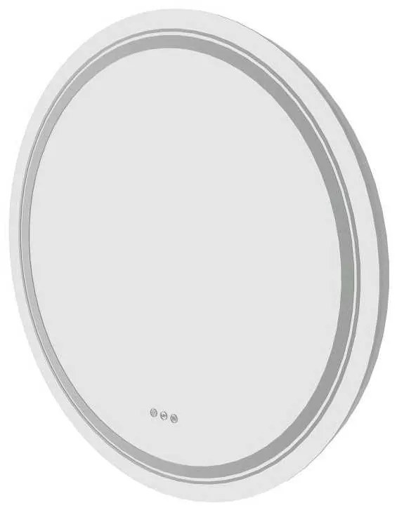Amyra tükör LED világítással 80 cm, ezüst