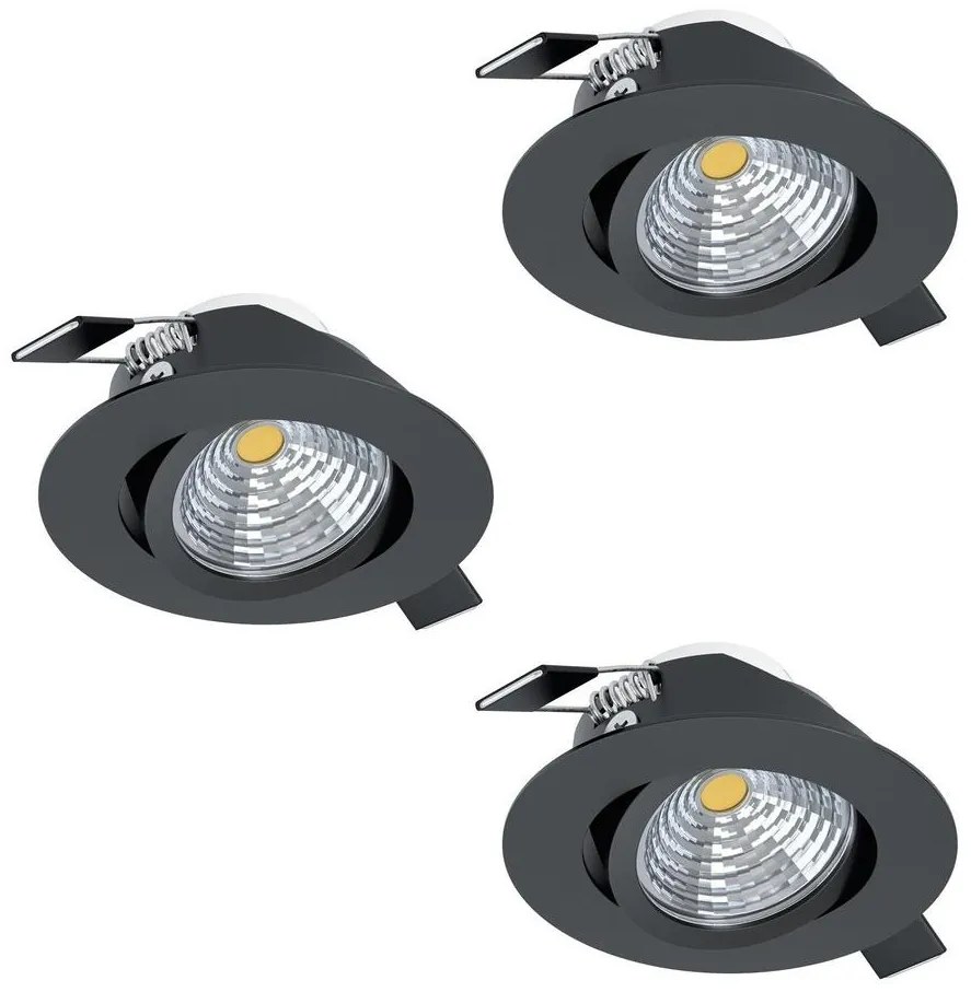 Eglo 900747 - KÉSZLET 3x LED Dimmelhető beépíthető lámpa SALICETO LED/6W/230V