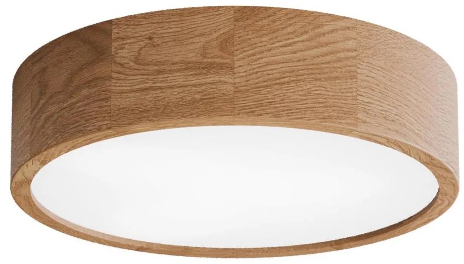 Fürdőszobai mennyezeti lámpa érzékelővel CLEO 3xE27/24W/230V átm. 37,5 cm IP54 tölgy