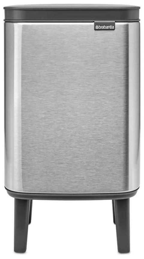 Matt ezüstszínű acél szemetes 4 l Bo Hi – Brabantia