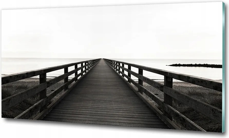 Fotó kép edzett üveg Tokió híd 125x50