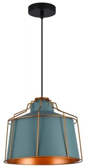 Lámpa Mennyezeti lámpatest GOA, 3574,AC220-240V,50/60Hz,1*E27,IP20,átmérő 32cm,egyes,kék