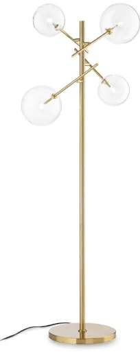 Ideal Lux - LED Állólámpa EQUINOXE 4xG4/2W/230V réz/átlátszó