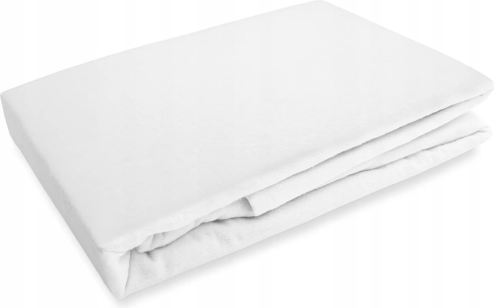 Hagyományos flanel lepedő FEHÉR/180x210 Darymex