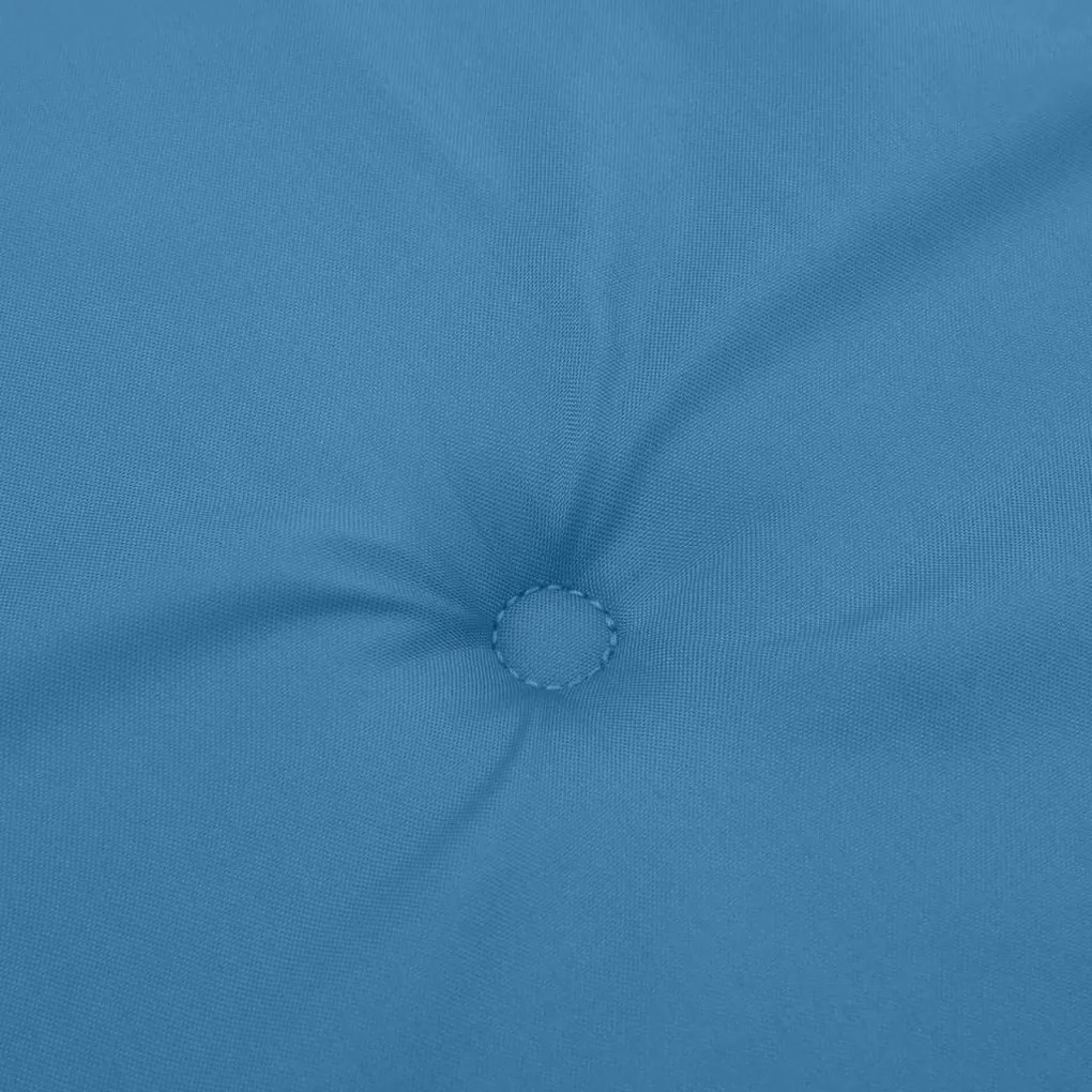2 db melange kék szövet kerti padpárna 180 x 50 x 7 cm