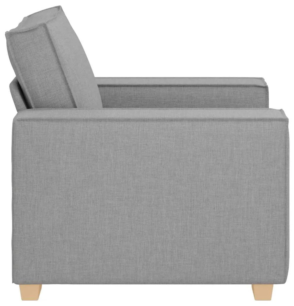 felhőszürke szövet kanapéfotel 60 cm