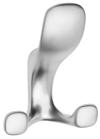 Fogas fém, Toledo A0, matt króm, kalaptartós dupla