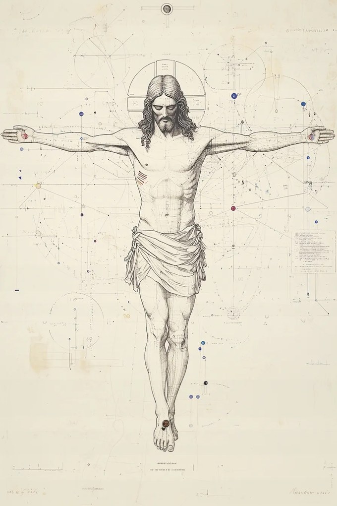 Vászonkép Canvas Vallás Jézus Krisztus Keresztre Feszítés Kereszt 40x60