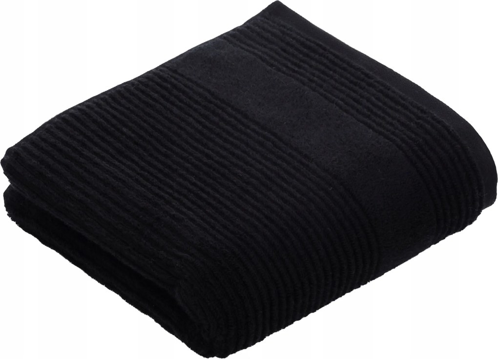 Pamut törölköző 50x100 cm Tomorrow 790 Schwarz biológiailag lebomló