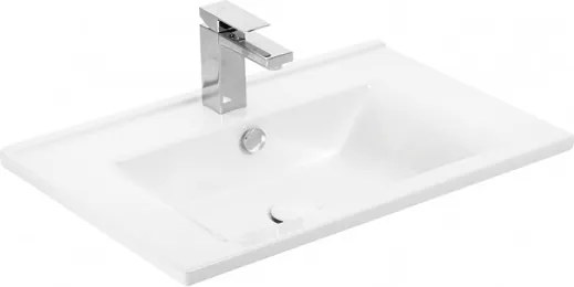TMP VIVA 75 fali függesztett fürdőszobabútor - Sanovit ATRIA 9075 porcelán mosdóval - 75,3 x 45,5 cm