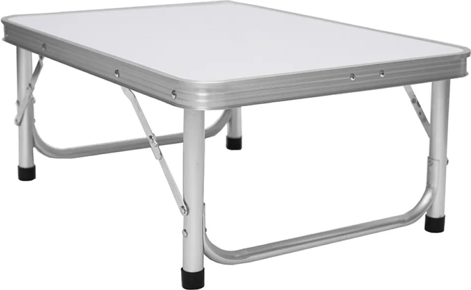 Összecsukható kempingasztal, 60 cm, alumínium/MDF, KEPI TYP 2