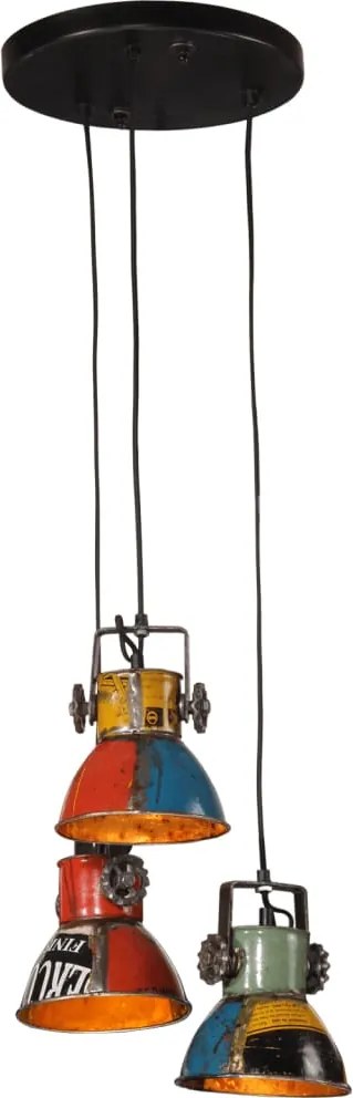 vidaXL többszínű függőlámpa 25 W 30 x 30 x 100 cm E27