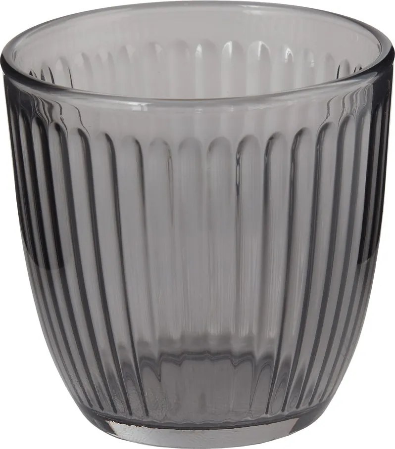 LINEE üveg pohár 290ml, szürke