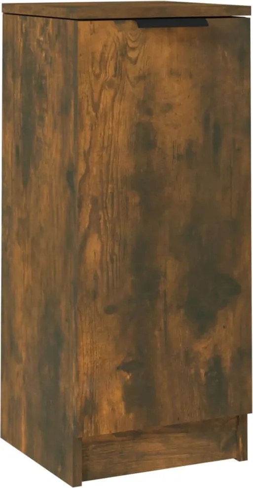 vidaXL füstös tölgyszínű szerelt fa tálalószekrény 30 x 30 x 70 cm