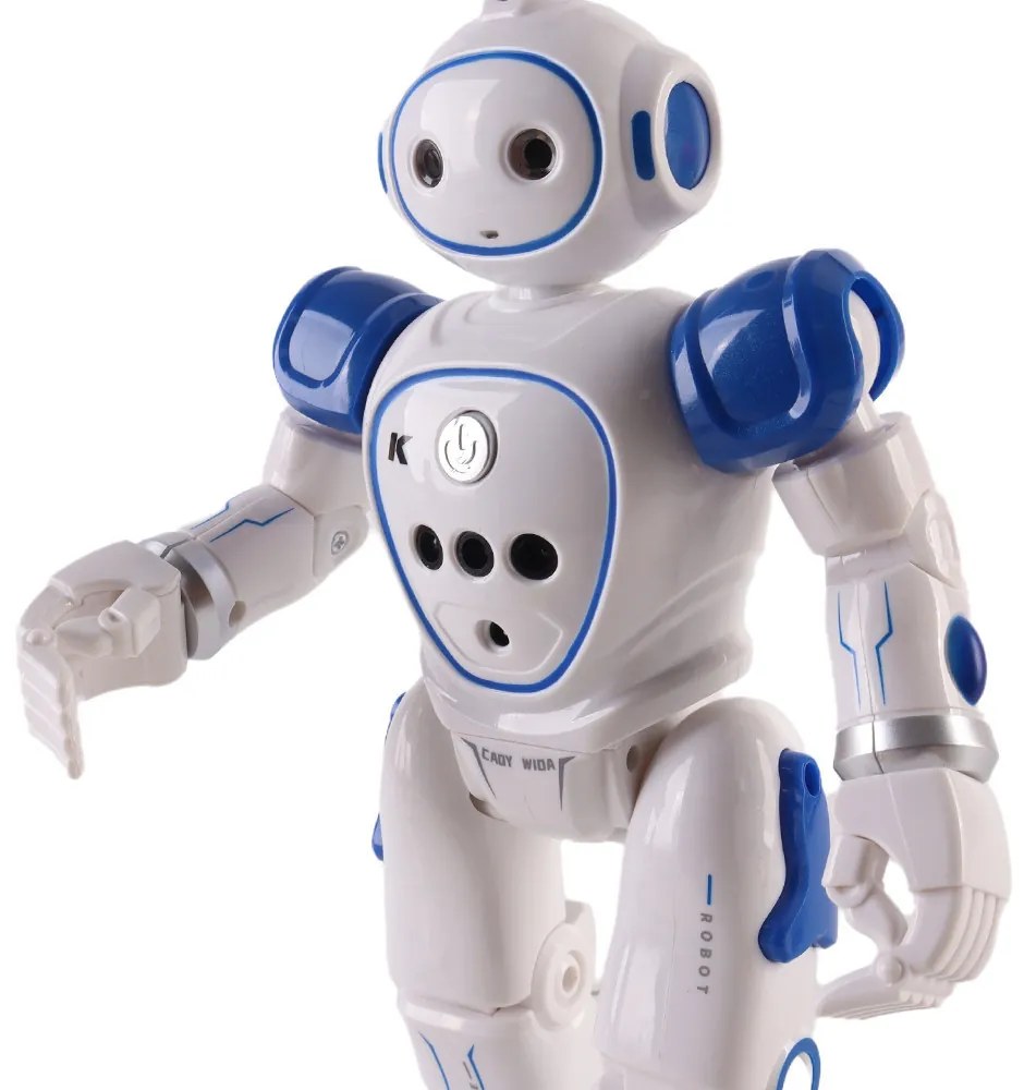 Cady robot intelligens, érzékelős, interaktív játék kék