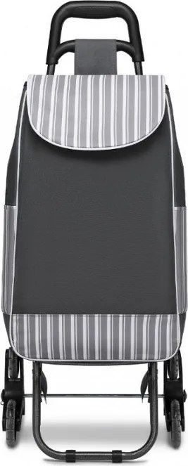 Szürke lépcsőjáró bevásárlótáska kerekeken "Helper"