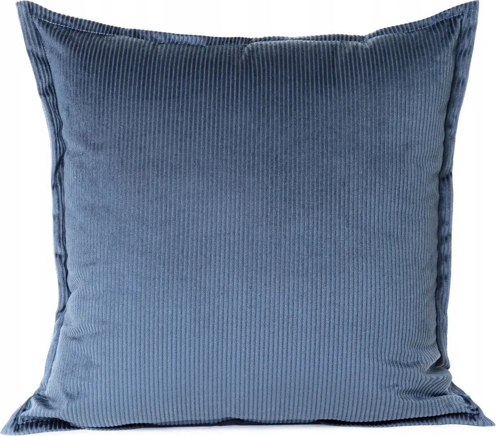 Nantu bársony kordbársony párnahuzat kék 45x45+1.5 cm Homla