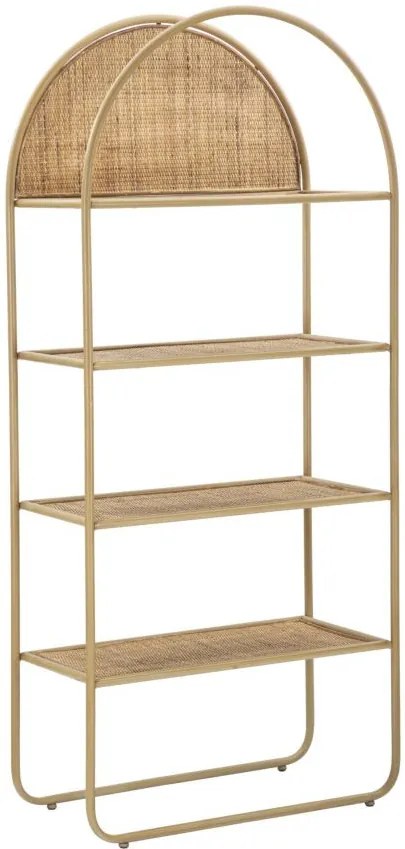 Könyvespolc panama kerek 80x40x180cm