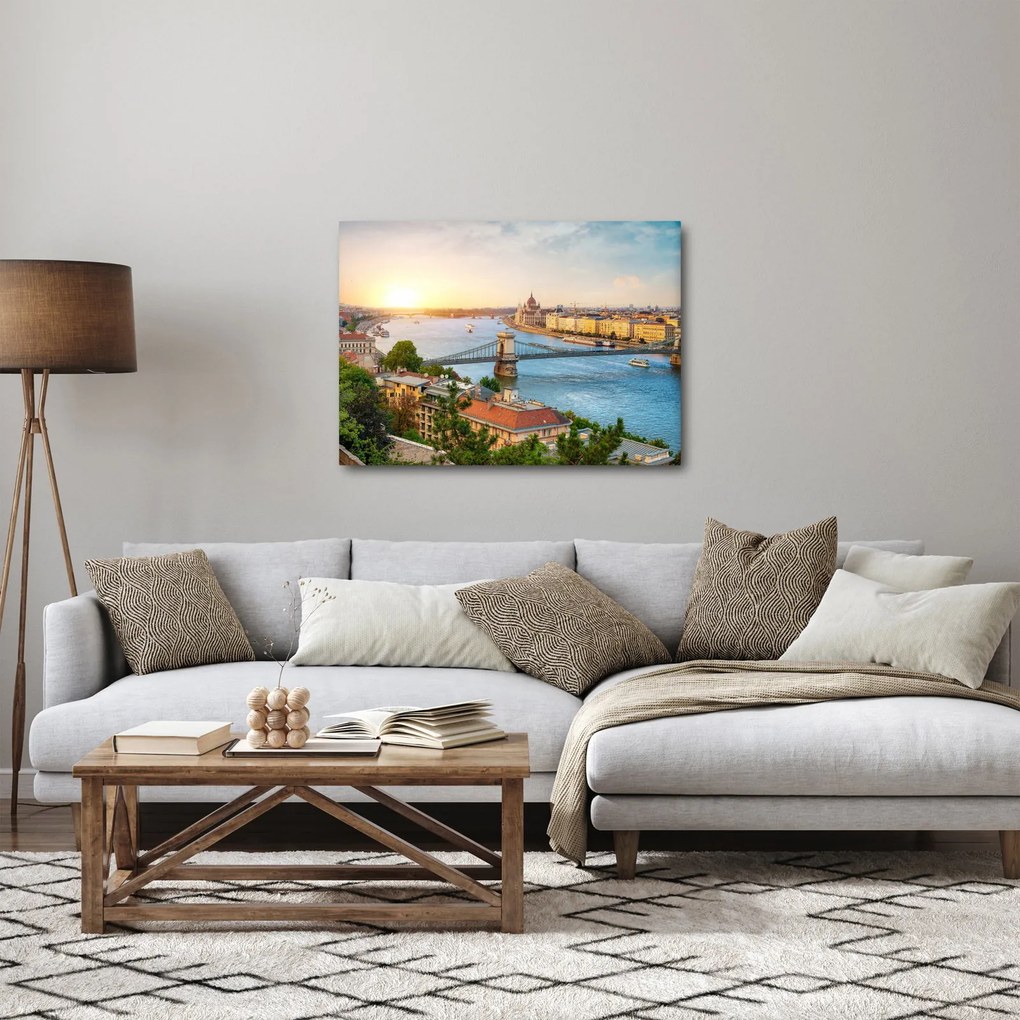 Budapest képe folyóval (70x50 cm)