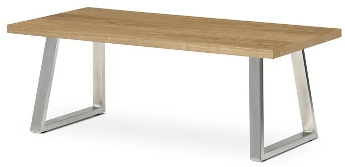 Dohányzóasztal 120 × 60 × 45 cm, furnér, tölgy CT-W1515 OAK