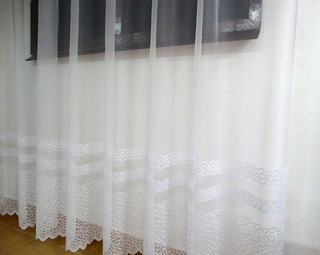 Mg Függöny 618/333 Fehér 300X250 kész szalaggal