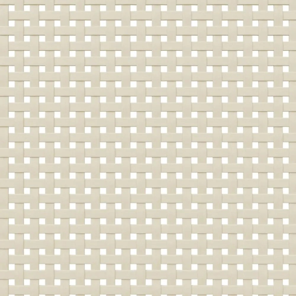 SENJA fehér rattanhatású ruhásszekrény 90 x 55 x 175 cm
