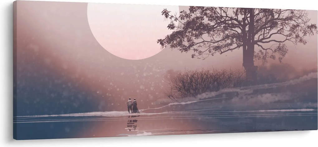 Kép - szerelmes pár (120x50 cm)