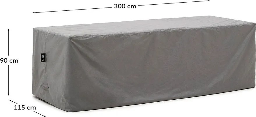 Kerti bútor védőhuzat 300x115x90 cm Iria – Kave Home