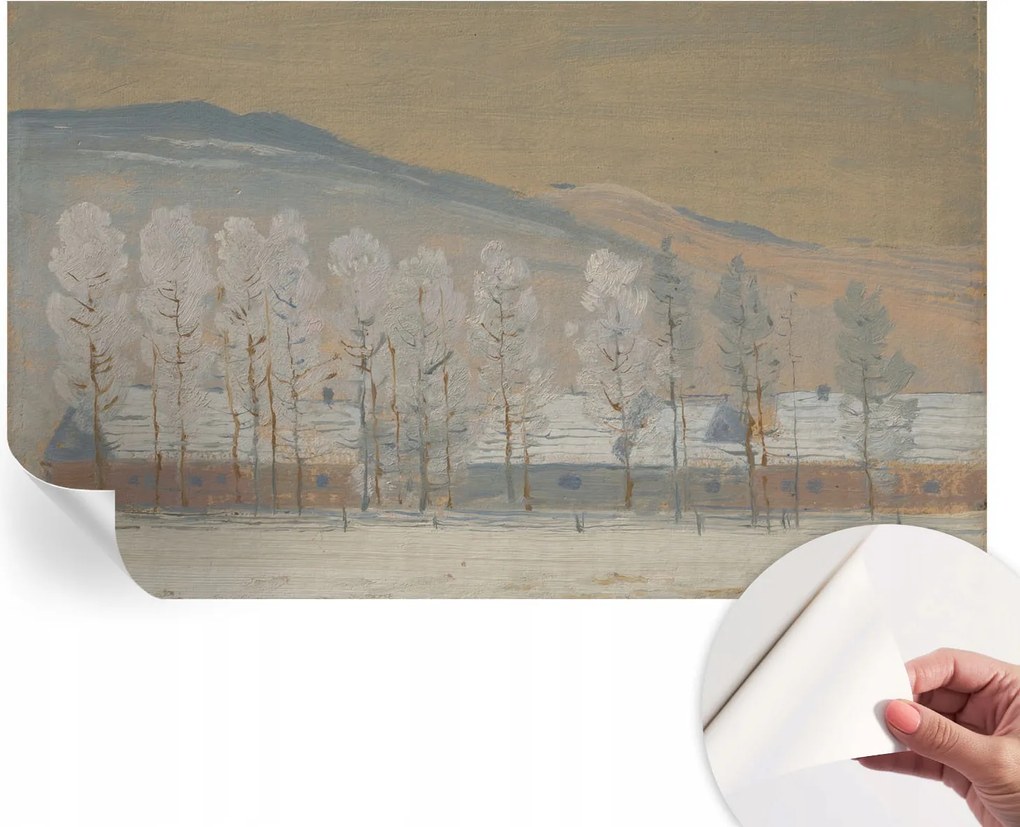 Fotótapéta Öntapadós Dekoratív tapéta Téli táj 416x254 cm