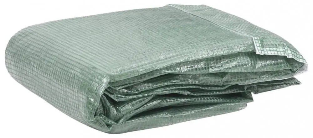 zöld melegház pótponyva (4,5 m²) 300 x 150 x 200 cm