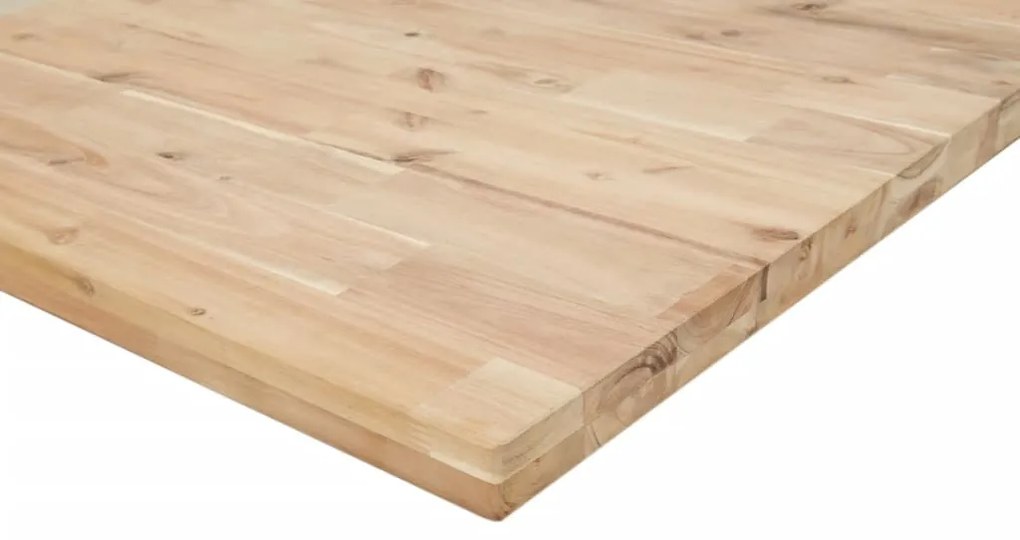 tömör akácfa téglalap alakú asztallap 80 x 20 x 4 cm