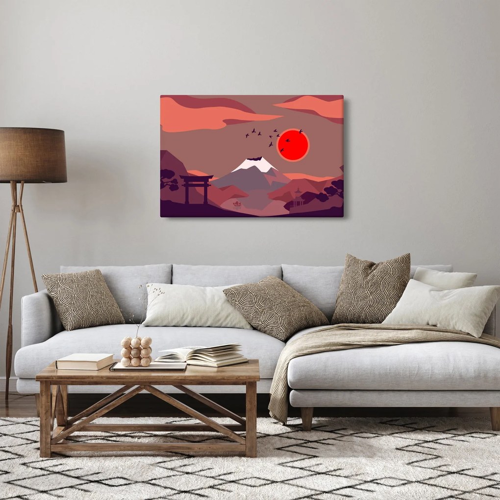 Kép - Fuji hegység (90x60 cm)