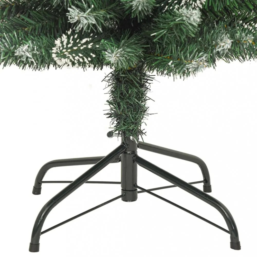 vékony PVC műkarácsonyfa állvánnyal 120 cm