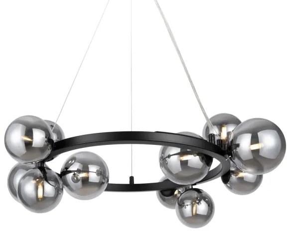 Maytoni MOD545PL-11B - Csillár zsinóron DALLAS 11xG9/28W/230V fekete