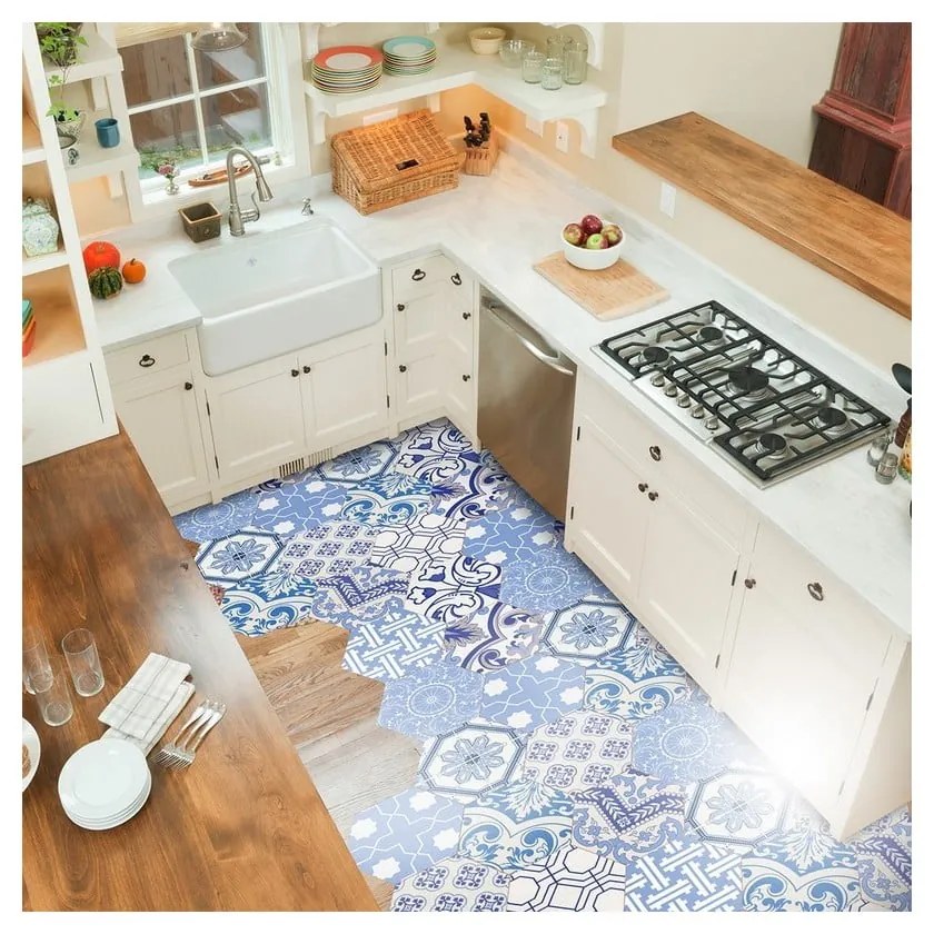 Ursulina 10 db-os vízálló padlómatrica, 20 x 18 cm - Ambiance