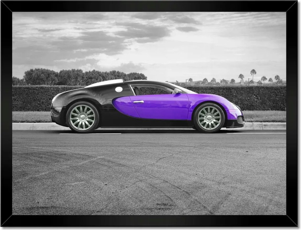 Poszterek keretben 40x30 Bugatti Sportautó