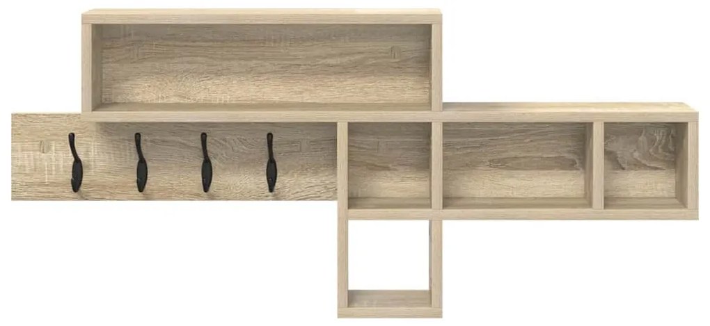 Fali Kabáthorog sonoma tölgy 100 x 12 x 43.5 cm Faanyag